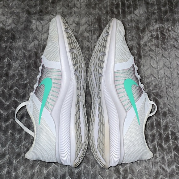 Nike Downshifter Cw3413-101 White Running Shoes Womens Size 10. - Picture 7 of 12